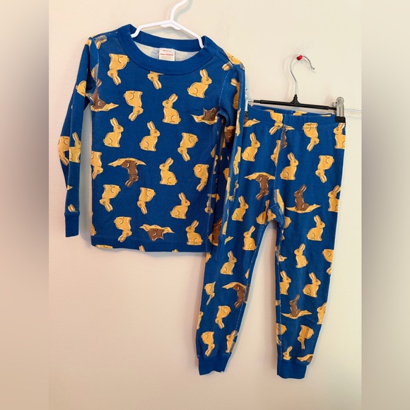 Hanna Andersson Other - Hanna Andersson Blue Bunny Print Pajama Set